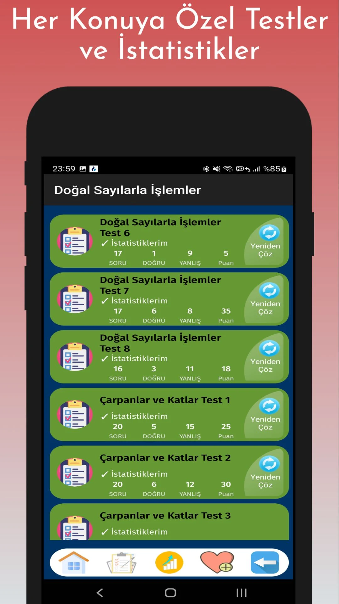 6. Sınıf Test Çöz Tüm Dersler screenshot