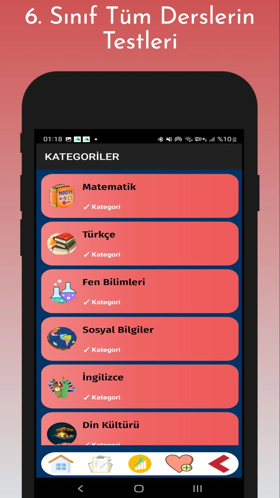 6. Sınıf Test Çöz Tüm Dersler screenshot
